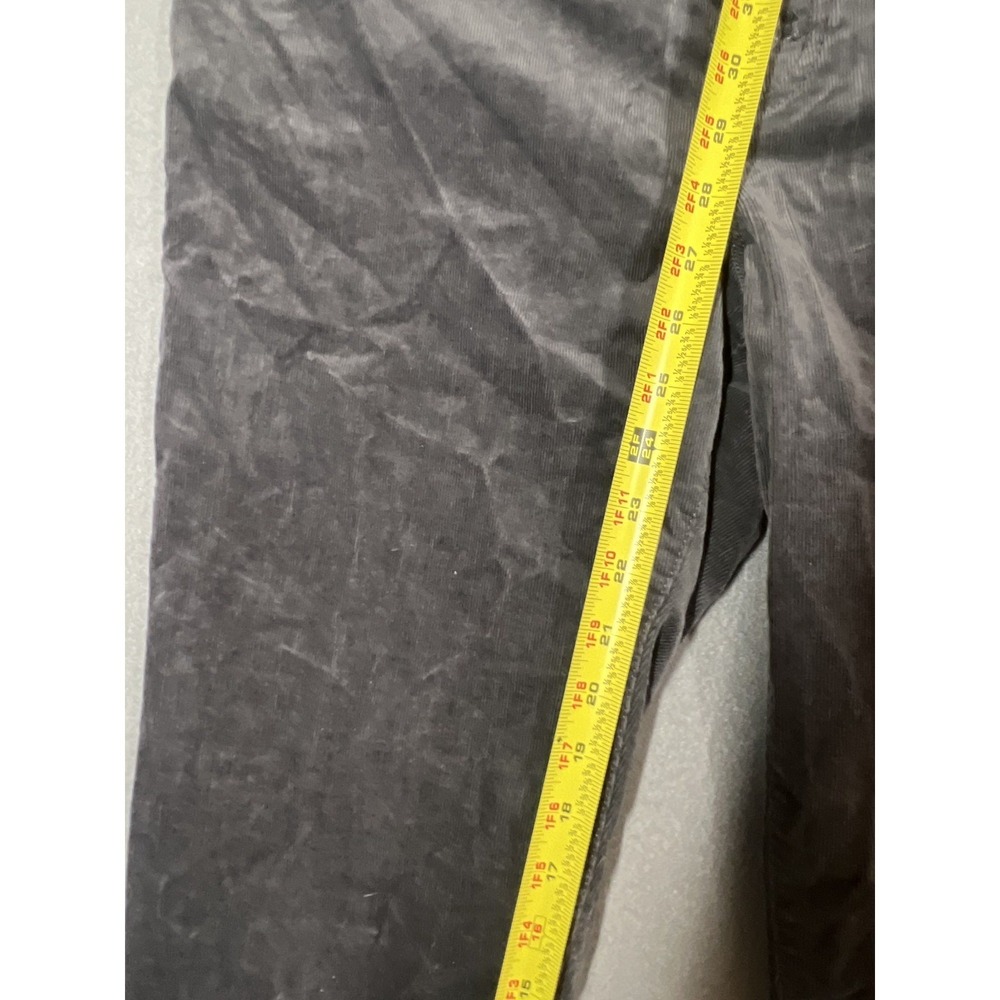 J.Crew Women's Size 32 High-Rise Skinny Corduroy Pants Gray Button Fly - Picture 3 of 7